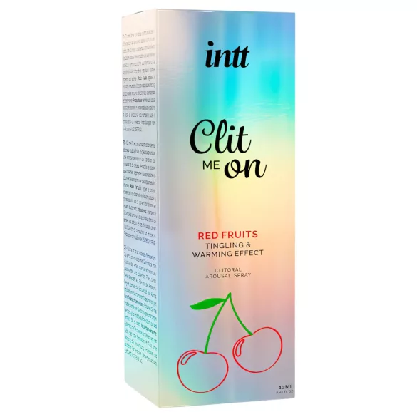 intt Clit Me On - flytande vibrator klitorisspray - röda frukter (12 ml)
