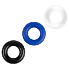 Baseks - flexibla penisringar, set (3 st)