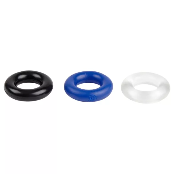 Baseks - flexibla penisringar, set (3 st)