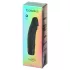 Baseks - verklighetstrogen stavvibrator (svart) - 19 cm