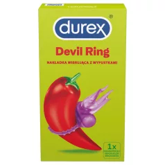 Durex Little Devil - vibratorring för penis - lila