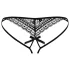 Obsessive - stringtrosa dam dubbelband - svart - L/XL