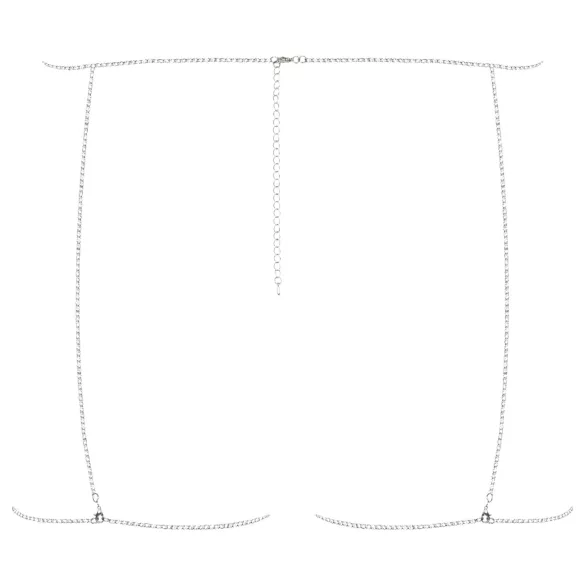 Obsessive Bijou 905 - smyckeskroppssele (silver) - S-L
