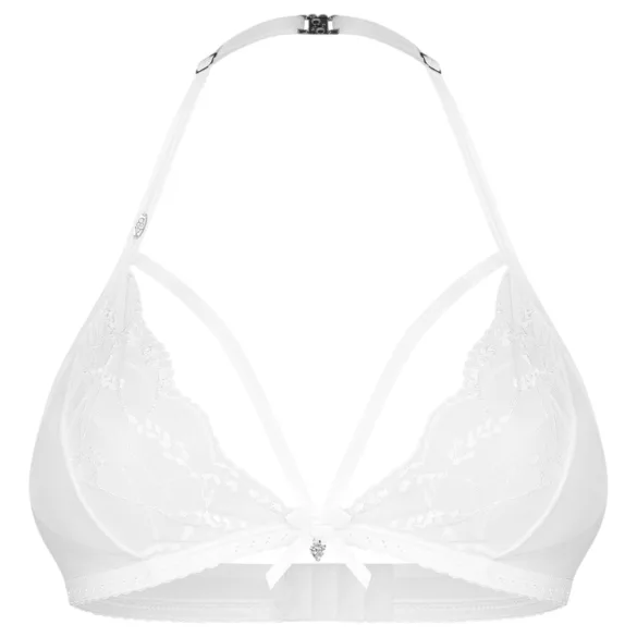 Obsessive Weddya - tvådelat underklädesset (vit) - L/XL