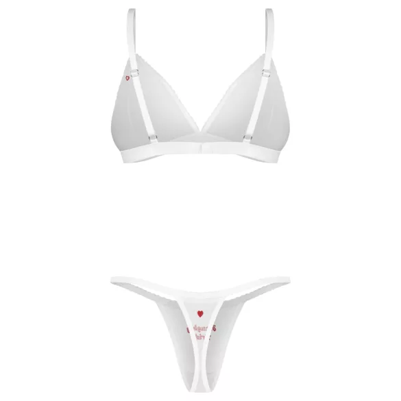 Obsessive Weddya Bride - tvådelat brudset (vitt)