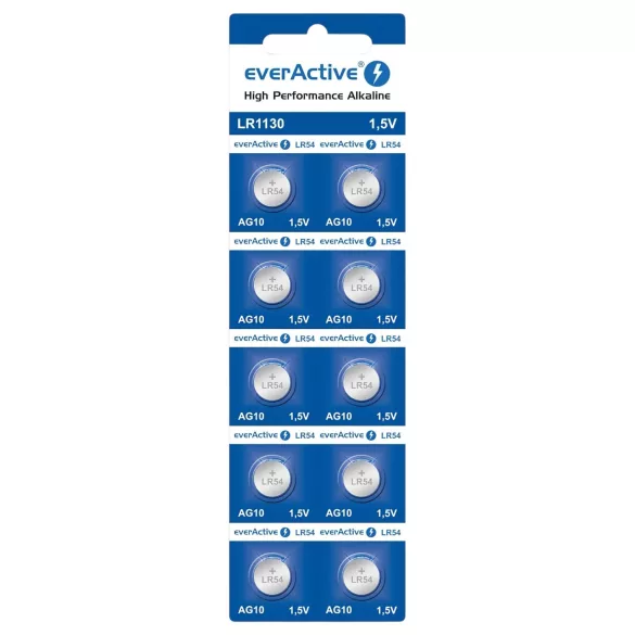 Elem - knappcellsbatteri LR1130/LR54 - 10 st