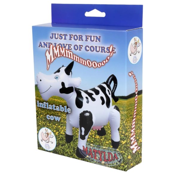 Matylda - uppblåsbar ko - leksak