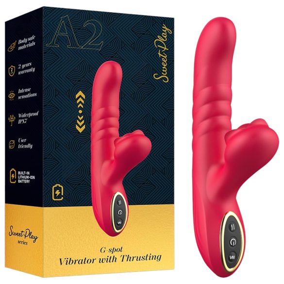 Sweet Play - Rabbitvibrator och klitorisstimulator - 2in1 - silikon rosa