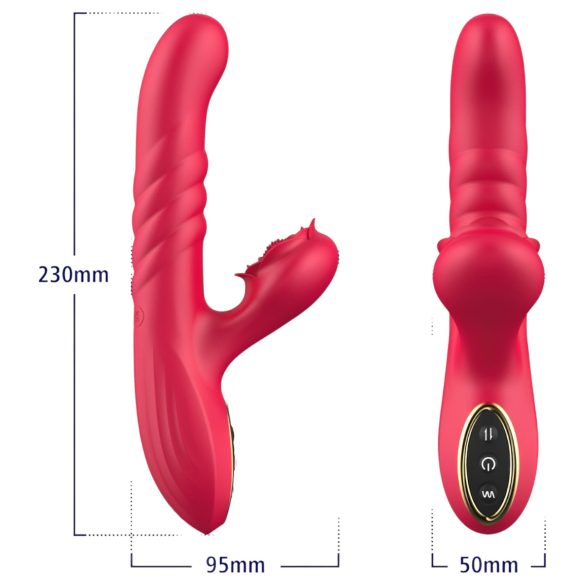 Sweet Play - Rabbitvibrator och klitorisstimulator - 2in1 - silikon rosa