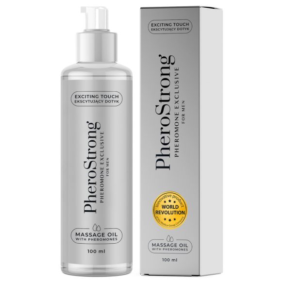 PheroStrong Exclusive - massageolja för män (100ml)