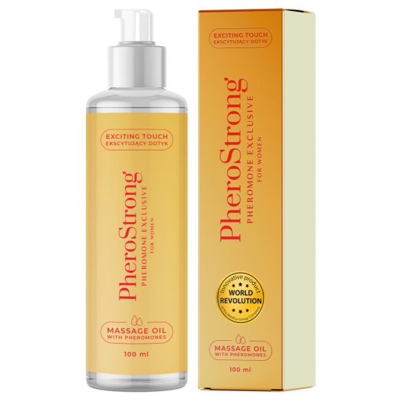 PheroStrong Exclusive - Massageolja för kvinnor (100ml)