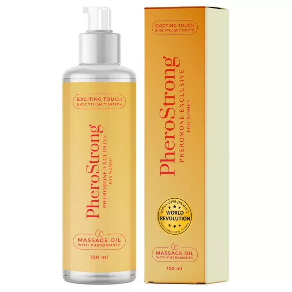 PheroStrong Exclusive - massageolja för kvinnor - 100ml