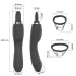 Erospace Sweet Play - 2-i-1 klitorisstimulator med tunga och sug (svart)