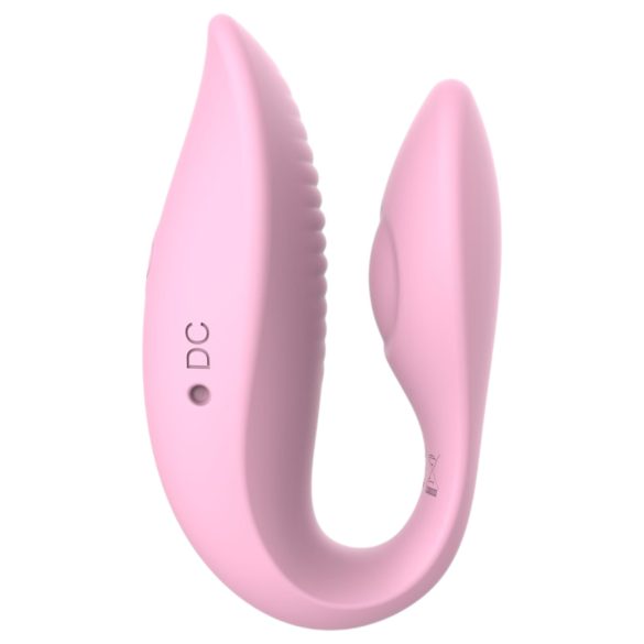 Sweet Play - parvibrator med appstyrning - silikon rosa