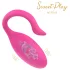Erospace Sweet Play - bärbart, appstyrt vibroägg (rosa)