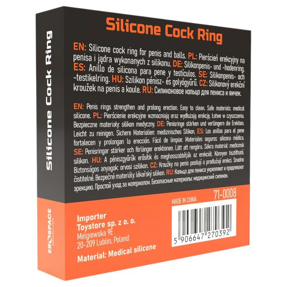 Men's Play - penisring med punggrepp - svart