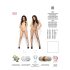 Passion BS001 - nätbody med stora maskor - vit - S-L