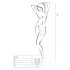 Passion BS032 - nätöppen jumpsuit (röd) - S-L