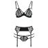 Passion Floris - underklädesset (svart) - L/XL