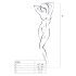 Passion BS056 - Gallerinett-set (vit) - S-L