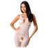 Passion BS078 - prickig öppen overall (vit) S-L