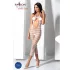 Passion BS081 - halterneck capribyxdress - vit (S-L)