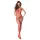 Passion BS102 - öppen röd nätcatsuit (S-L)