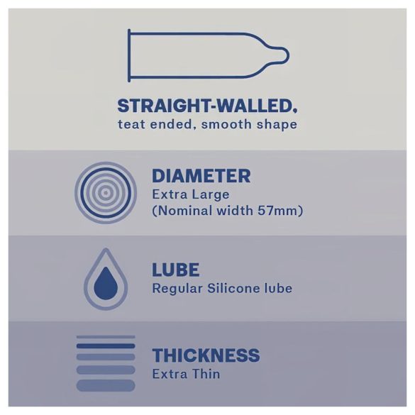 Durex - kondomer XL - extra stora - 10 st