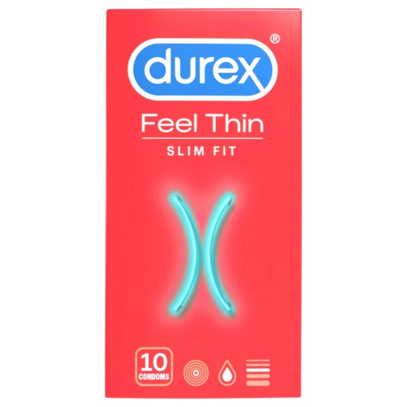 Durex Feel Thin Slim Fit - realistisk känsla kondomer (10 st)