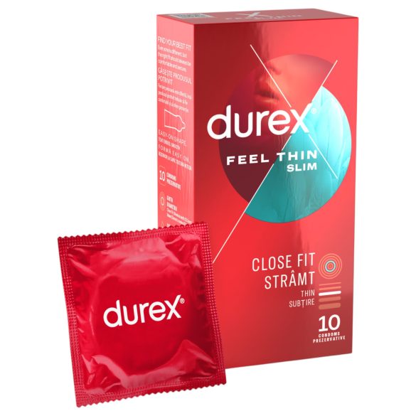 Durex Feel Thin Slim – Realistisk känsla kondom (10 st)