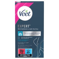 Veet Expert - vaxremsor för torr hud - 12 st
