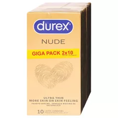 Durex Nude - extra tunna kondomer (2×10 st)