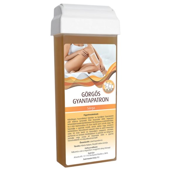Rull-patron med bred rullhuvud (100ml) - Gul