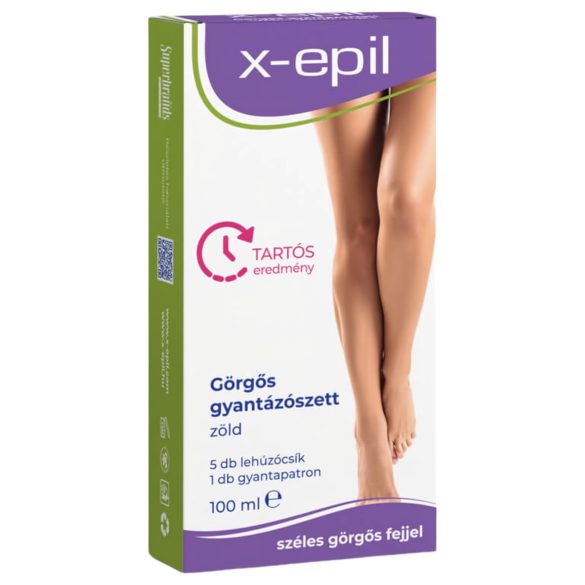 X-Epil - Rullvax Set - Grön