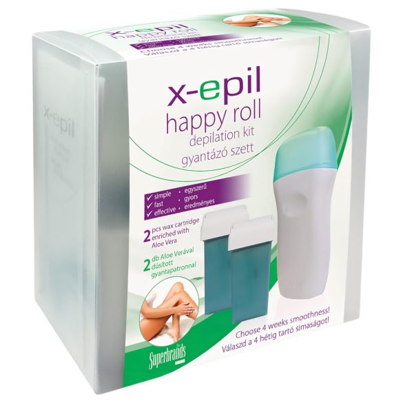 X-Epil Happy roll - vaxningsset