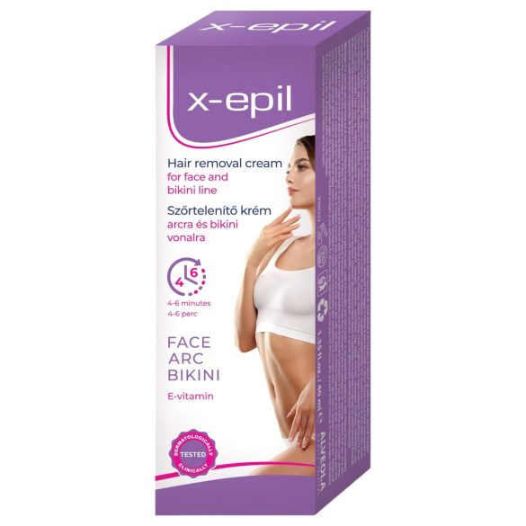 X-Epil - Hårborttagningskräm för ansikte/bikinilinje (40 ml)