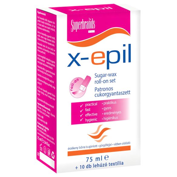 X-Epil - Set för hårborttagning med sockerpatroner