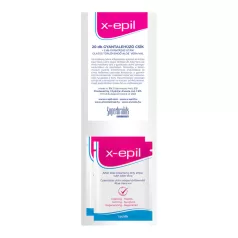 X-Epil - vaxremsor 20 st + oljerengöringsservett 2 st