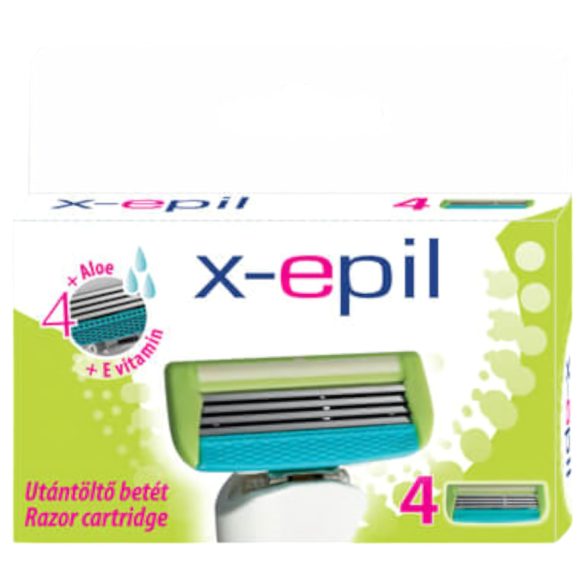 X-Epil - Kvinnlig Rakblad 4-blad (4-pack)