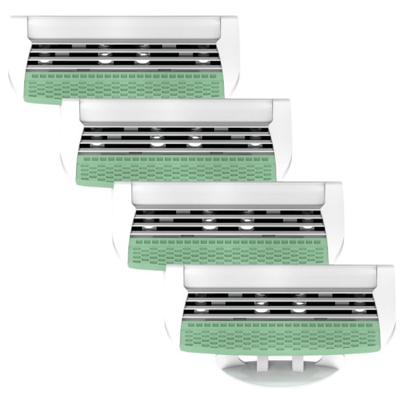 X-Epil Silky Smooth - Kvinnlig rakhyvelinsats 4-blad (4 st)