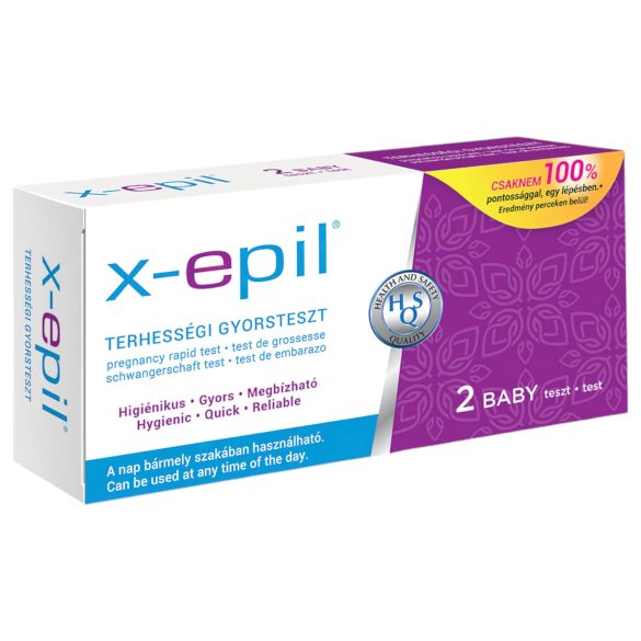 X-Epil - graviditetstest - snabbtest - 2 st