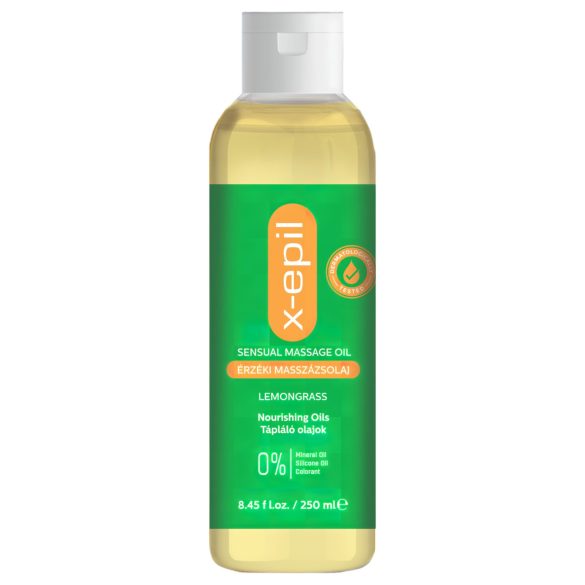 X-Epil Sensuell massageolja - citronmeliss (250 ml)