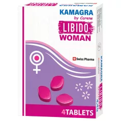   Kamagra by Carene Libido Woman - kosttillskottstabletter för kvinnor - 4 st