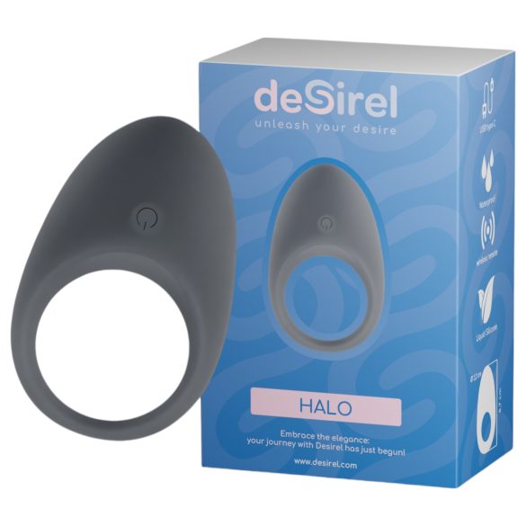 Desirel Halo - smart vibrerande penisring (svart)