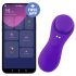 Desirel Confidential - smart stringtrosa med vibrator (lila)