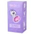 Desirel - analplugg med rosa juvel - silver/rosa - stor
