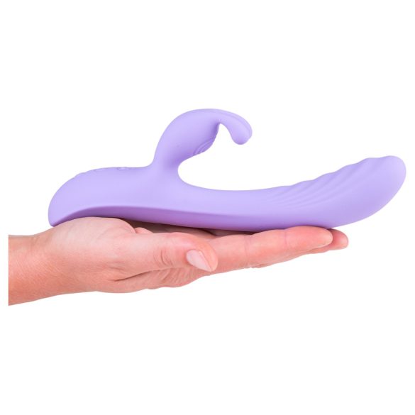 Desirel Hop & Buzz Bunny - rabbitvibrator med klitorisstimulator - silikon lila