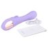 Desirel Hop & Buzz Bunny - rabbitvibrator med klitorisstimulator - silikon lila