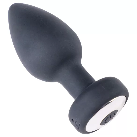 Desirel Easy Obsidian - analvibrator med fjärrkontroll uppladdningsbar svart