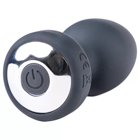 Desirel Easy Obsidian - analvibrator med fjärrkontroll uppladdningsbar svart